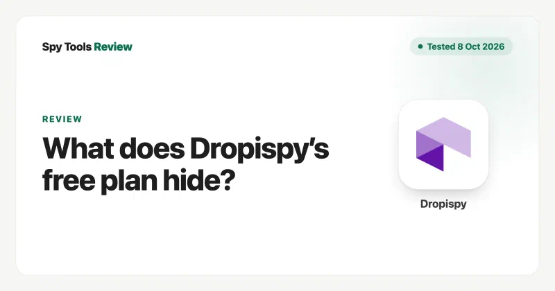 Dropispy review cover
