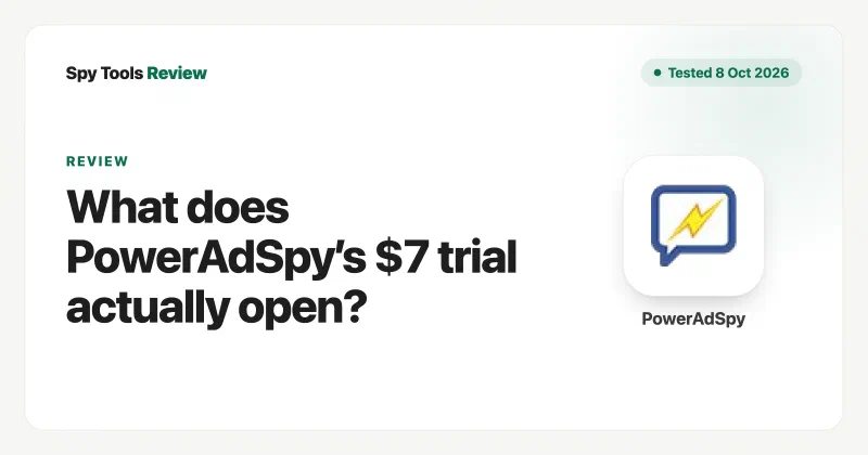 PowerAdSpy review cover