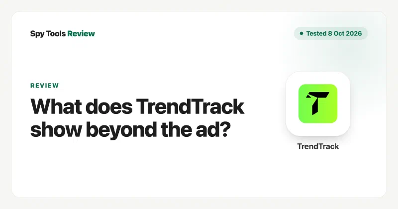 TrendTrack review cover